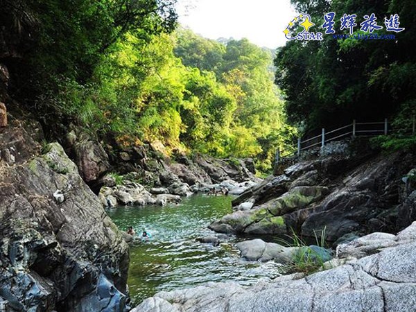 从化南昆山,川龙瀑布,石河奇观送礼一天